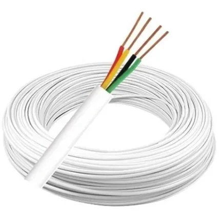 Cabo para Alarme Interfone Telefone 4 vias rolo de 100m