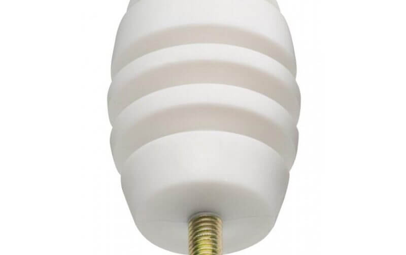 Isolador Para Cerca Elétrica branco ou preto