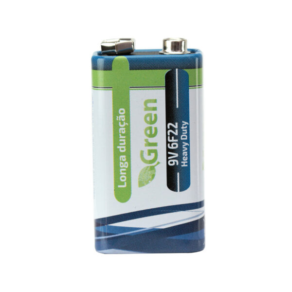 Bateria 9V Green Longa Duração