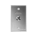 Botão Acionador de Abertura Inox Embutir 4x2 Intelbras BT 5000 IN