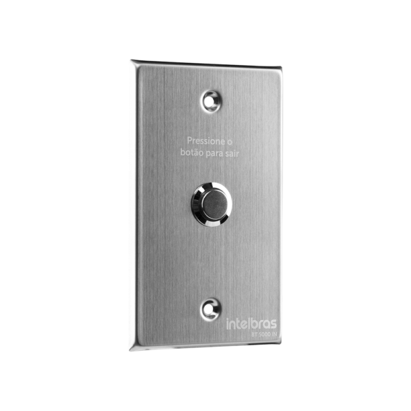 Botão Acionador de Abertura Inox Embutir 4x2 Intelbras BT 5000 IN - Image 2