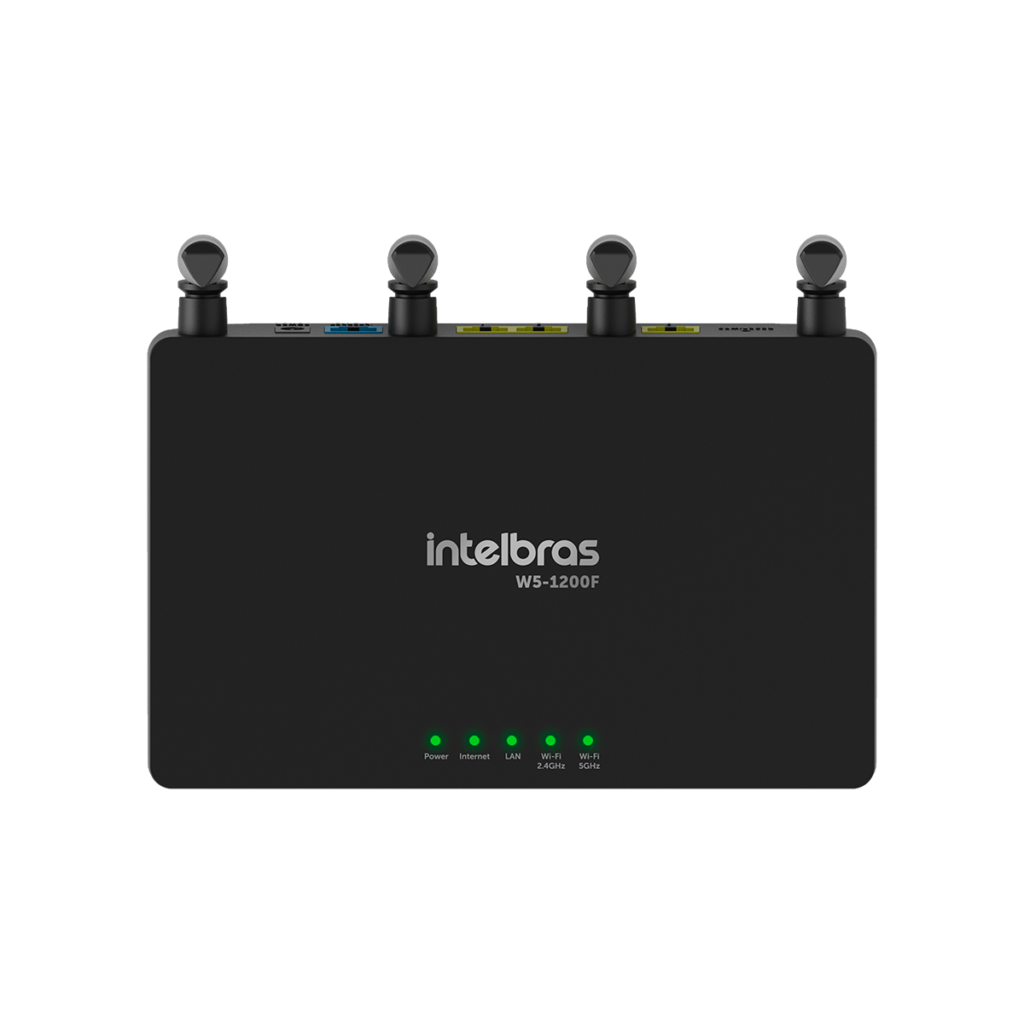 Roteador Wireless Wi Fi 5 Dual Band AC 1200 Intelbras Wi Force W5 1200F Loja Melhor Do Sul