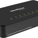 Switch Intelbras Sf 800 Q+ Ethernet 08pts 10/100 Q Internet