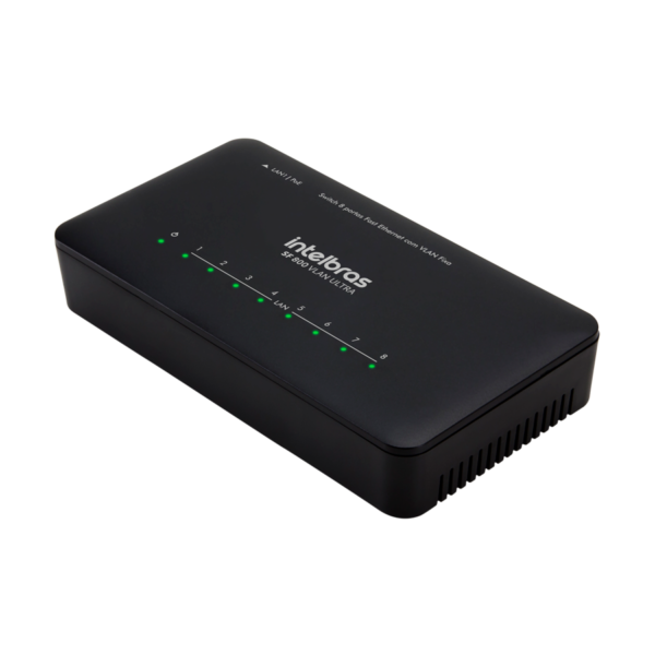 Switch 8 Portas Fast Ethernet Vlan Ultra Fix SF 800 VLAN ULTRA Intelbras - Image 3