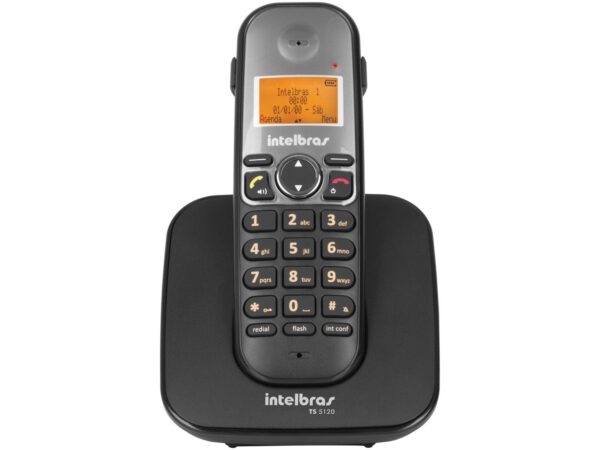 Telefone Sem Fio Digital Intelbras TS 5120 Preto Bivolt - Image 3