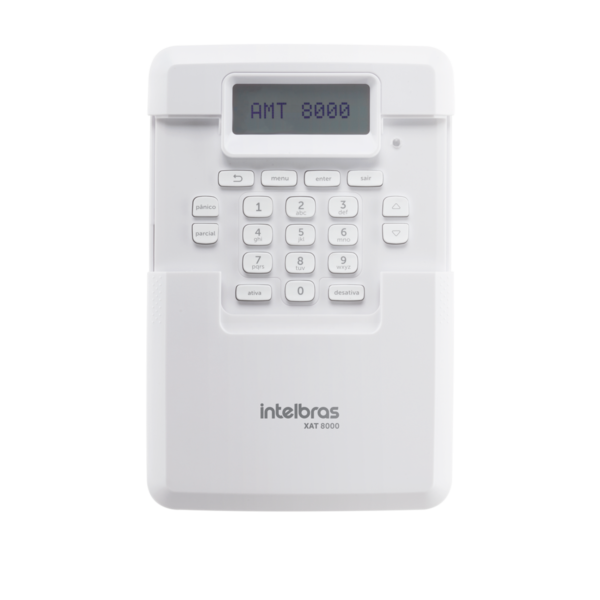 Teclado Sem Fio Xat 8000 Para Centrais De Alarme Intelbras