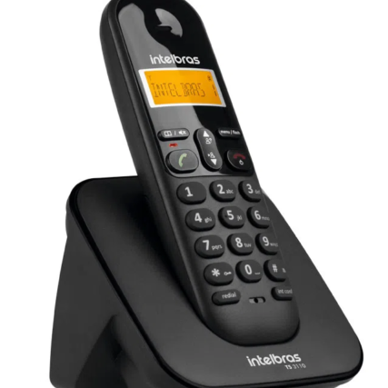 Telefone Sem Fio Digital Intelbras TS 3110 Preto Bivolt