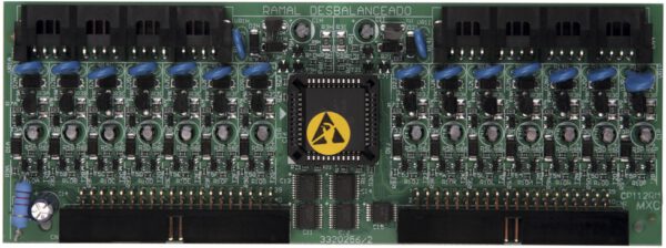 Placa 16 Ramais Desbalanceadas Cp 48 / Cp 112 Intelbras