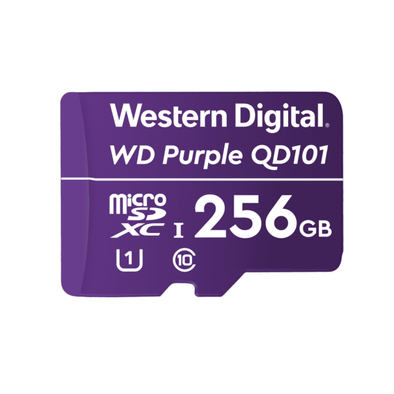 Cartão Micro Sd 256gb Wd Purple Western Digital Intelbras
