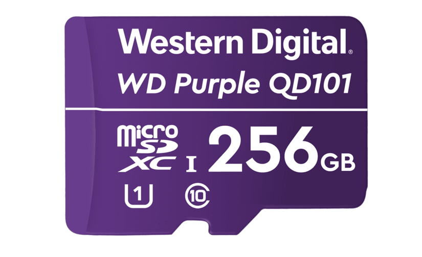 Cartão Micro Sd 256gb Wd Purple Western Digital Intelbras