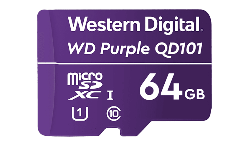 Cartão De Memória Western Digital Wdd064g1p0a Wd Purple 64gb