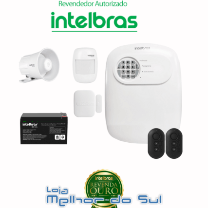 Kit Central de Alarme ANM 24 net completo + 1 Sensor movimento +1 Sensor d/ Abertura