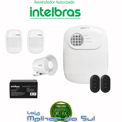 Kit Central de Alarme ANM 24 net completo + 2 Sensores de movimento