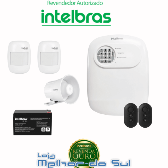 Kit Central de Alarme ANM 24 net completo + 2 Sensores de movimento