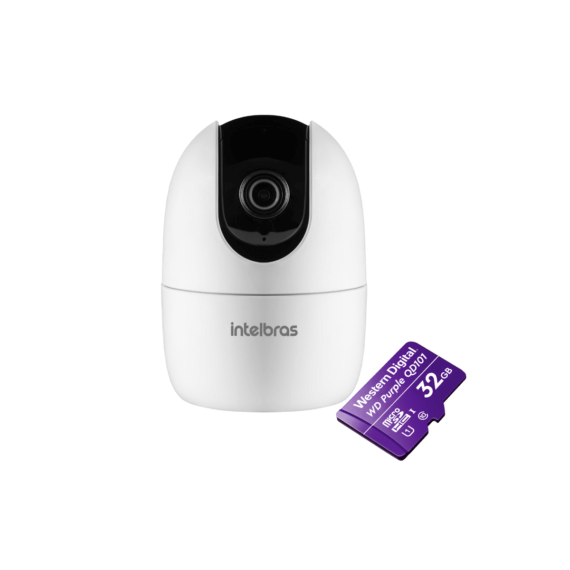 Camera De Seguranca Wifi Im4 – Intelbras com cartão de 32GB