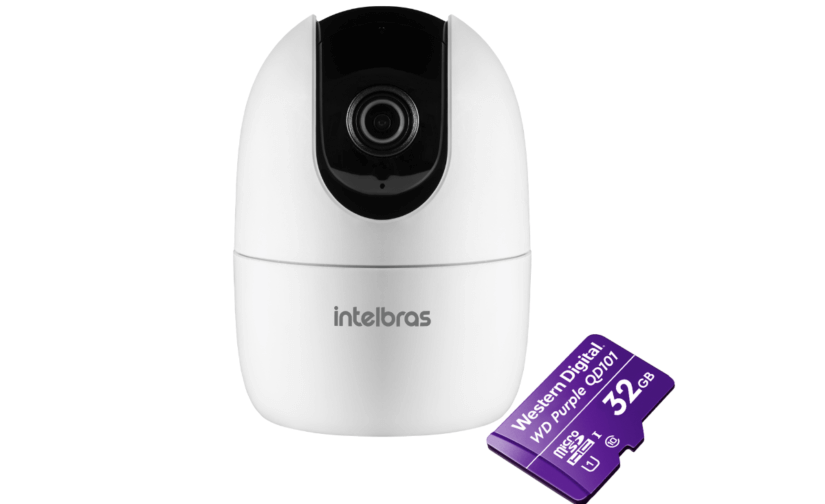 Camera De Seguranca Wifi IM4 C – Intelbras com cartão de 32GB