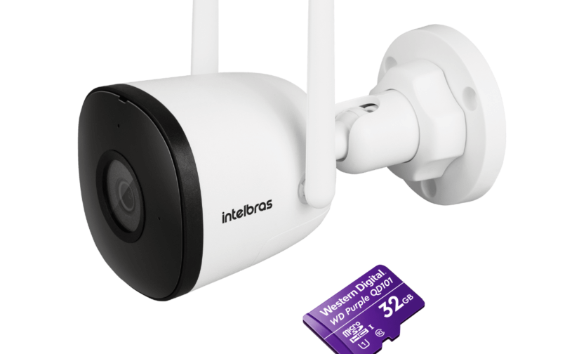 CAMERA DE VIDEO WI-FI FULL HD IM5 SC C/ MICROSD 32GB - MIBO SMART