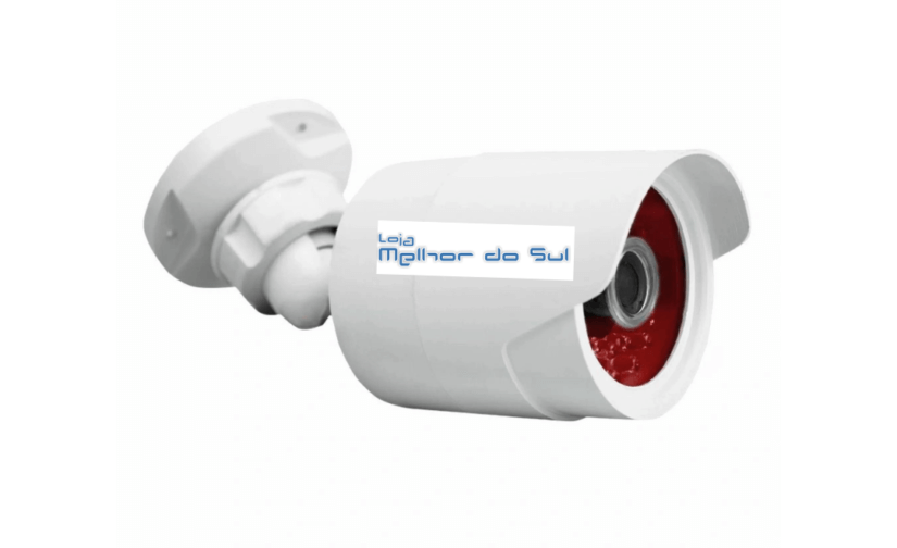 Câmera Falsa Bullet Infravermelho Bivolt Com Led