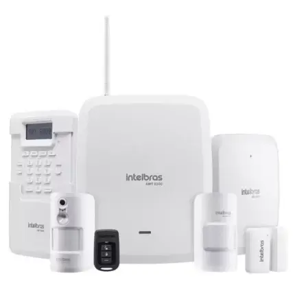kit de Sistema De Alarme S/ Fio Contra Roubo Amt 8000 - Intelbras