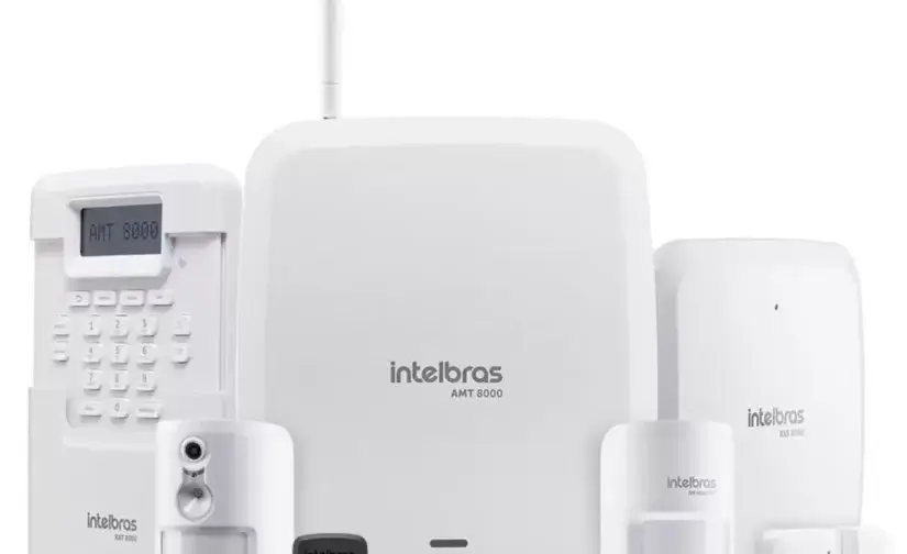 kit de Sistema De Alarme S/ Fio Contra Roubo Amt 8000 - Intelbras