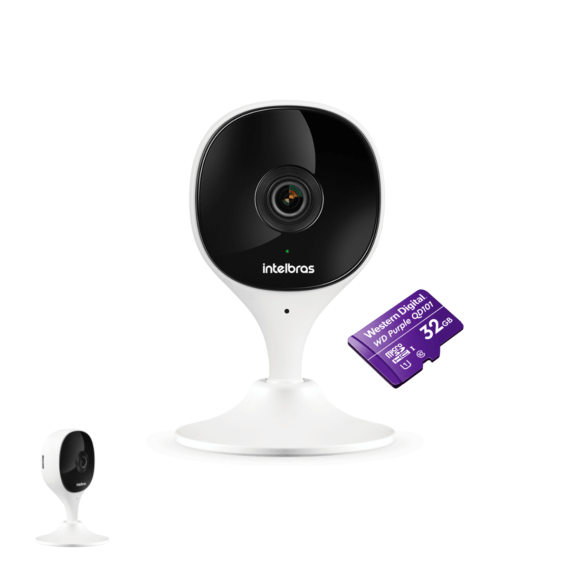 Câmera De Segurança Imx c Full Hd Intelbras + Cartão 32gb