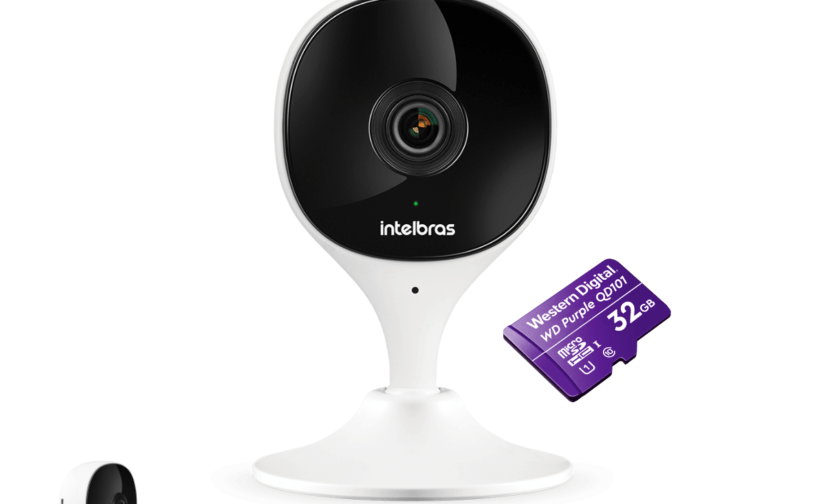 Câmera De Segurança Imx c Full Hd Intelbras + Cartão 32gb