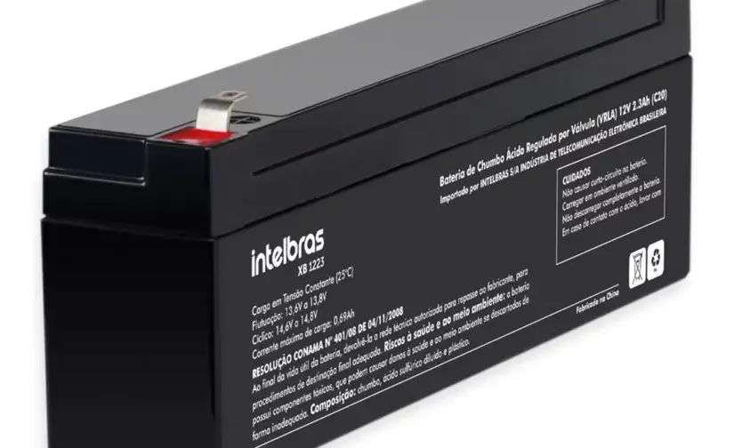 BATERIA VRLA 12V 2,3AH XB 1223 - Intelbras
