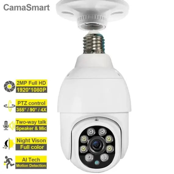 Lampada Câmera De Segurança Durawell 8177qj Com Visão Noturna - Image 3