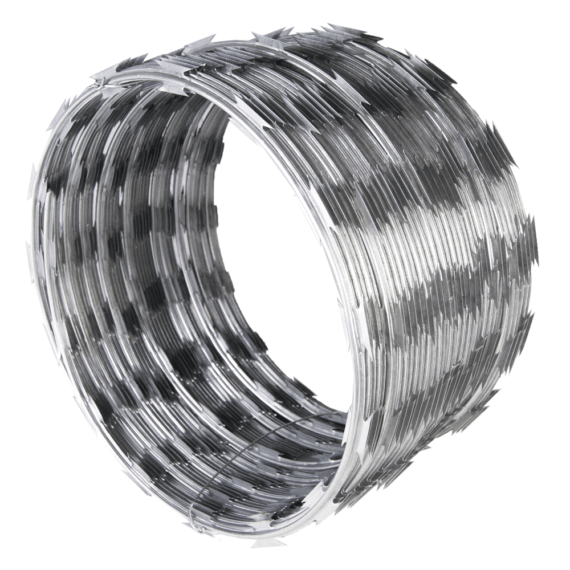 Cerca Concertina Ouriço 45cm Muro arrame Farpado