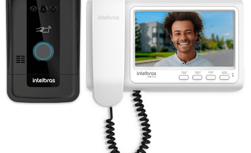 VIDEO PORTEIRO COM MONOFONE IVR 7 ID - PRETO/BRANCO