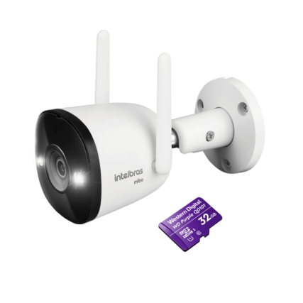 Câmera Externa Wifi Im5 Colorida A Noite C/ 32gb Intelbras