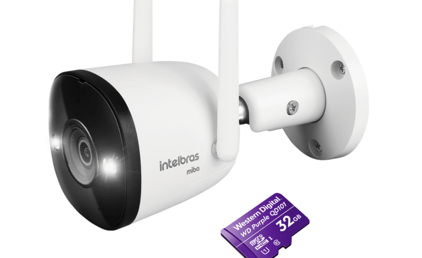Câmera Externa Wifi Im5 Colorida A Noite C/ 32gb Intelbras
