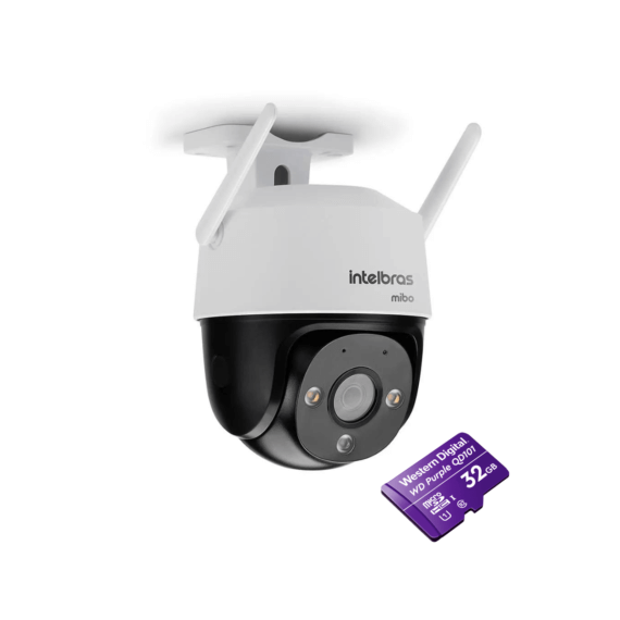 Câmera externa inteligente Wi-Fi Full HD 360° iM7+ Zoom Full Color