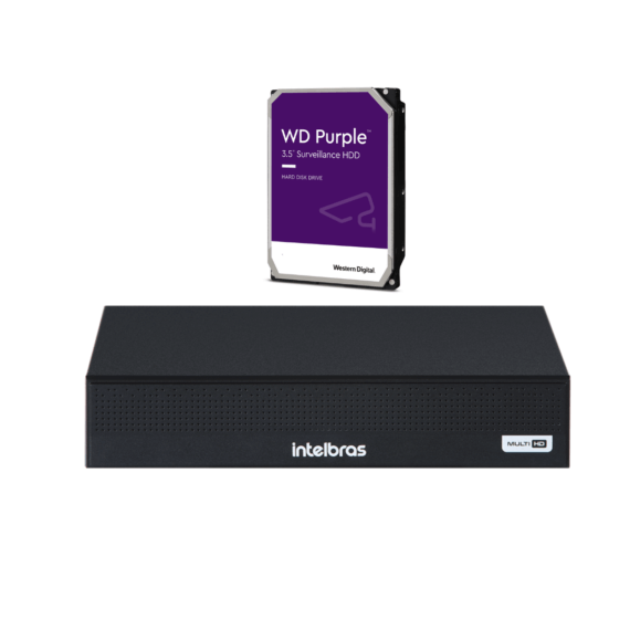 Dvr Intelbras Mhdx 1008-c 8 Canais Inteligência Artificial + 1 TB