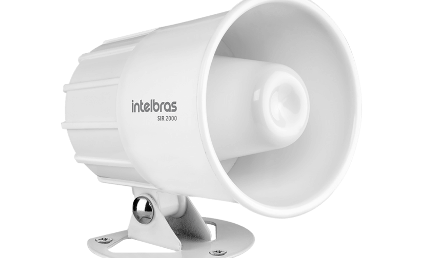 Sirene Para Eletrificadores E Alarmes De Intrusão Sir 2000 Branca