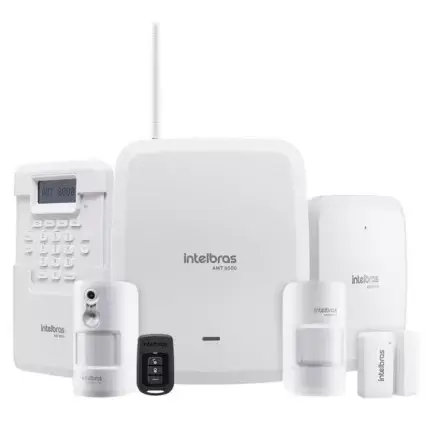 Kit Central De Alarme Amt 8000 Sem Fio
