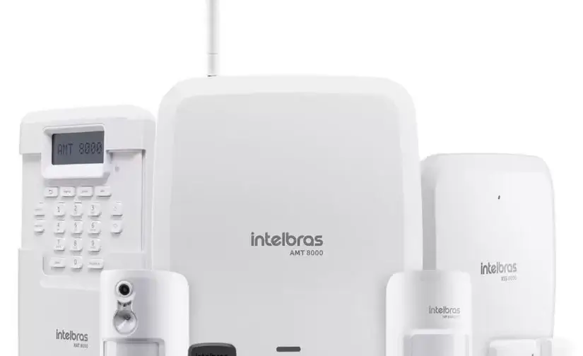 Kit Central De Alarme Amt 8000 Sem Fio