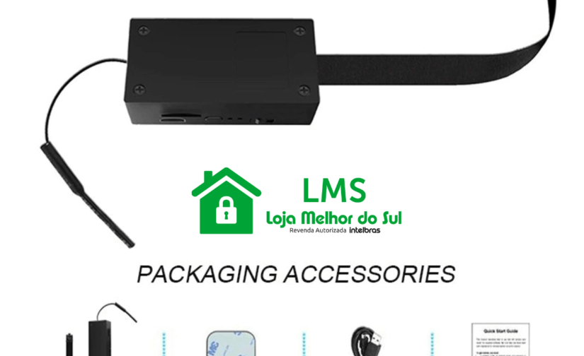 Câmera Espiã Wi-Fi Escondida Sem Fio Alta Qualidade 1080P com Bateria