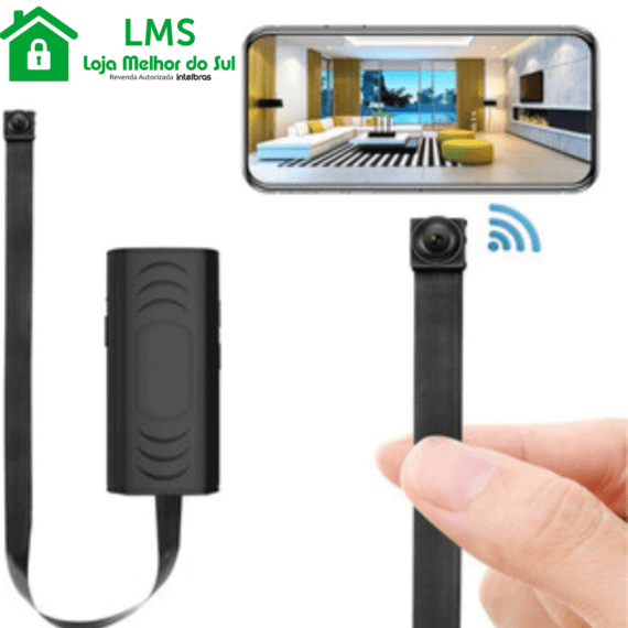 Câmera Espiã Wi-Fi Escondida Sem Fio Alta Qualidade 1080P com Bateria - Image 3