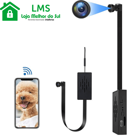 Câmera Espiã Wi-Fi Escondida Sem Fio Alta Qualidade 1080P com Bateria - Image 4