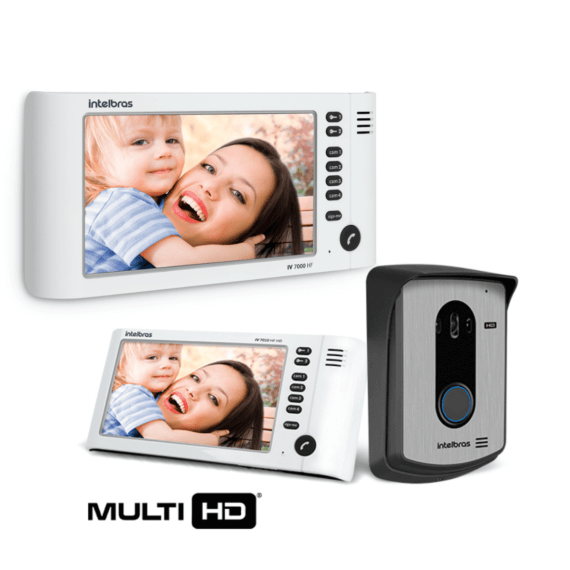 KIT video porteiro com modulo inerno ADD IV 7010 HF