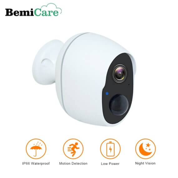CCTV Câmera De Segurança Sem Fio À Prova D'água com bateria de duração até 2 MESES- inclui cartão 32gb purple western - Image 3