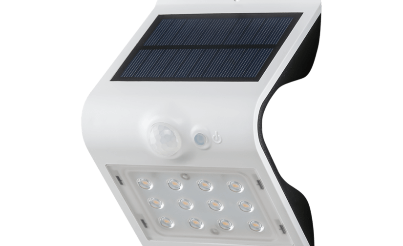 ASI 220 - Luz Amarela Arandela solar integrada INTELBRAS