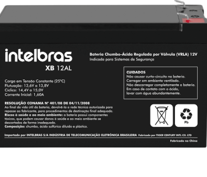Bateria de chumbo ácido 12V XB 12 AL