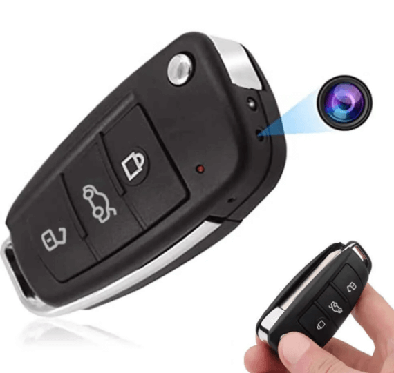 Controle para carro com câmera espiã