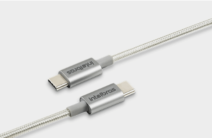 Cabo USB-C para USB-C em nylon - EUCC 15N