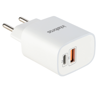 Carregador ultrarrápido com 2 portas USB - EC 11 Power 20W