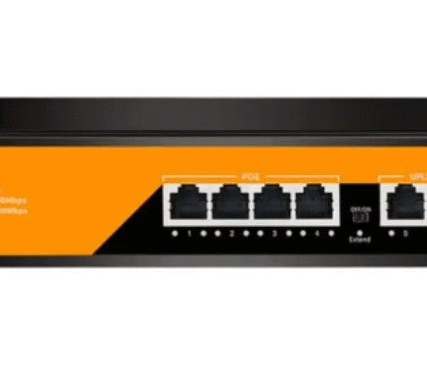 Switch 4 Portas Poe + 2 Uplinks Hz-ef1006p Ea2 Haiz