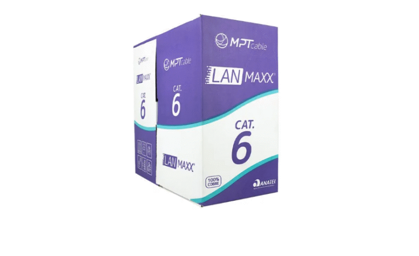 Cabo De Rede Utp Cat6 23awg X 4p Azul - Mpt Cable 305m