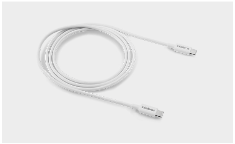 Cabo USB-C para USB-C - Intelbras EUCC 12P - Imagem 2